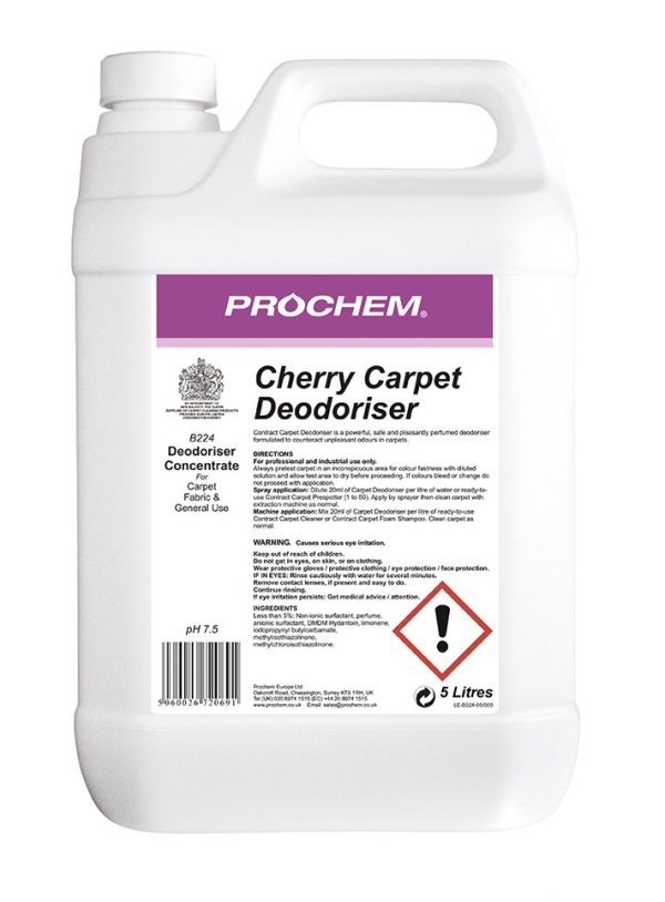 Cherry Carpet Deodoriser 5L