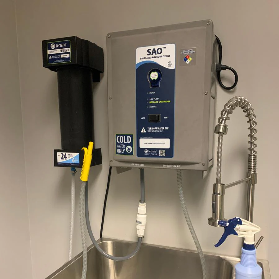 tersano dispenser - chemcial free cleaning